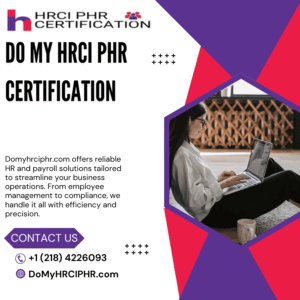 Do My HRCI PHR Certification
