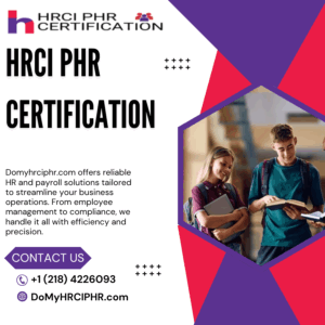 HRCI PHR Certification