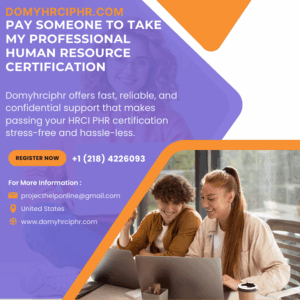 Pay Someone To Take My Professional Human Resource Certification