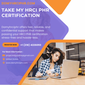 Take My HRCI PHR Certification